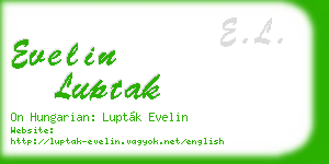 evelin luptak business card